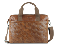 Купить Сумка Mano Don Luca, натуральная кожа в коньячном цвете, 37х27х6 см арт. M191945902