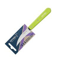 Купить Нож для чистки овощей Opinel №114, деревянная рукоять, нержавеющая сталь, зеленый, блистер, 001925 арт. 001925