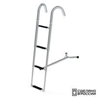 Купить Трап телескопический носовой, 4 черных ступени (ширина 260 мм.) арт. 040107BT