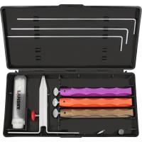 Lansky точильная система Набор 3 камня:крупной(фиолетовый),средней(красный),мелкой(коричневый)зерн,к, LK3DM