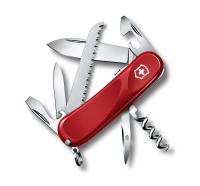 Купить Нож перочинный VICTORINOX Evolution S13, 85 мм, 14 функций, с фиксатором лезвия, красный арт. 2.3813.SE