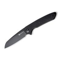 Купить Складной нож SENCUT Kyril 9Cr18MoV Steel Black Stonewashed Handle G10 Black арт. S22001-1