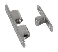 Купить Защелка дверная нержавеющая 44х8 мм арт. 003680