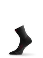 Носки Lasting TNW 983, wool+nylon, черный с серыми вставками, размер M (TNW983-M)