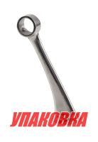 Стойка поручня проходная под трубу 7/8 (22 мм), поперечная, высота 127 мм (упаковка из 10 шт.)