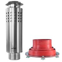 Купить Комплект разделка дымохода с защитой тента D 89 + мм, Winnerwell арт. 910311/910433