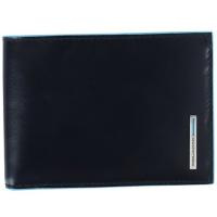 Купить Кошелек Piquadro Blue Square, синий, 12,5x9x2 см арт. PU257B2R/BLU2