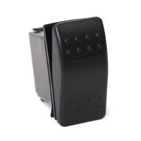 Купить Переключатель (on)-on, SPDT, 4P с двойной подсветкой NEKEKE арт. A11433DR