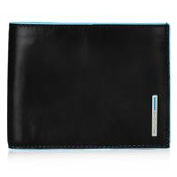 Купить Портмоне Piquadro Blue Square, черное, 12,5х9,5х2,5 см арт. PU1240B2/N