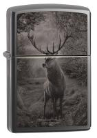 Купить Зажигалка ZIPPO Classic с покрытием Black Ice®, латунь/сталь, чёрная, глянцевая, 38x13x57 мм арт. 49059