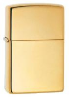 Зажигалка ZIPPO Classic с покрытием High Polish Brass, латунь/сталь, золотистая, 38x13x57 мм