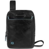 Купить Сумка Piquadro Blue Square, черная, 16x22x4,5 см арт. CA3084B2/N