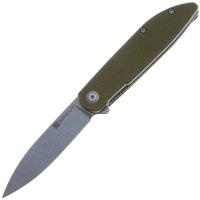 Купить Складной нож SENCUT Bocll II D2 Steel Gray Stonewashed Handle G10 OD Green арт. S22019-4