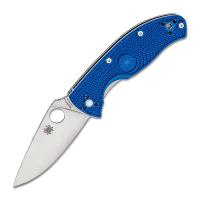 Купить Складной нож Spyderco CPM S35VN Plain Lightweight Tenacious - Blue арт. T018205