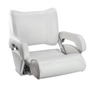 Купить Кресло с перекидной спинкой и болстером Twin 46 Flip Up, обивка белый винил арт. 15102W-MR