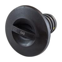 Купить Горловина заливная для бензина; пластиковая; черная; под шланг 38 мм арт. 15053
