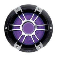 Fusion® Signature Series 3 Marine Subwoofers – морской сабвуфер «спортивный хром» 10" 600 Вт с CRGBW