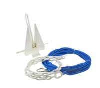 Купить Якорь Дэнфорта 3 кг в пластиковой оболочке с цепью 1;2 м и веревкой 23 м арт. A2388BL