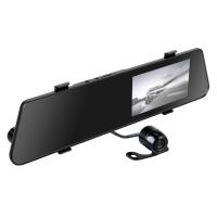 Видеорегистратор в зеркале заднего вида и камерой SilverStone F1 NTK-370Duo