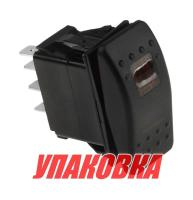 Купить Переключатель трехпозиционный (ON)-OFF-ON 12 В/20А 7Р с подсветкой без фиксации 1 положения (упаковка из 10 шт.) арт. 4620136055390_pkg_10