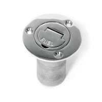 Горловина заливная SUNFINE 38мм прямая (Fuel), нержавеющая сталь