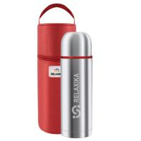 Термос Relaxika 102 (1 литр) в термочехле, стальной