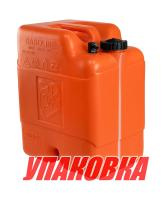 Бак топливный вертикальный переносной без указателя уровня в комплекте с переходником 'елочка', 22 л (упаковка из 4 шт.)