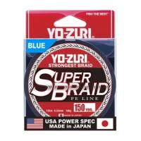 Купить Пл.шн. Yo-Zuri PE Super Braid 135м Blue 15lbs (0,19мм) арт. R1257-B