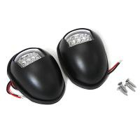 Огни бортовые светодиодные 88х61х32 мм, черный корпус