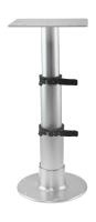 Купить Стойка столешницы регулируемая 3 ступени 335-714 мм основание 300 мм арт. 1660230
