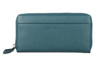 Кошелёк Cross Colors, кожа наппа, зеленый, 20x10,2x2 см