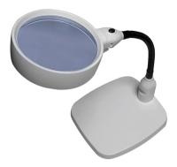 Купить Лупа Kromatech настольная 10x, 120 мм, на гибком штативе с подсветкой (6 LED) 7764 арт. 913164