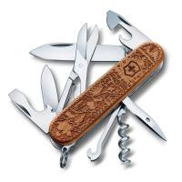Купить Нож Victorinox Climber Wood Swiss SE 2021, 91 мм, 12 функций, дерево (подар. упаковка) арт. 1.3701.63L21