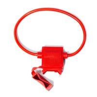 Купить Держатель для предохранителя типа ATC на проводе SUNFINE, красный арт. SF52421