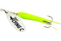 Блесна вращ. Mepps AGLIA FLYING C, 15g №3 SILVER/Chartreuse
