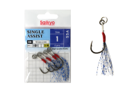 Купить Крючки Saikyo SINGLE ASSIST SSA №1 (4 шт) арт. SSA-1-4