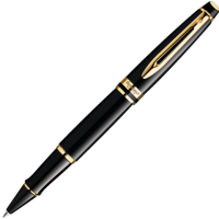Waterman Expert - Black GT, ручка-роллер, F, BL