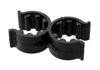 Купить Кронштейн для трапов двойной 18/25 мм, пластмасса арт. 45217