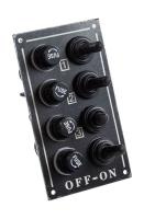 Купить Панель бортового питания 4 переключателя; предохранители арт. 10541