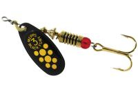 Блесна вращ. Mepps BLACK FURY 3, Black/Yellow