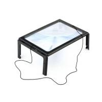 Купить Линза Френеля Kromatech настольная 2,5x, 161х238 мм, на ножках, с подсветкой (12 LED) TH-275205B арт. 1095125