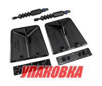 Комплект транцевых плит Nauticus серии SX, цвет че (упаковка из 2 шт.)