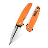 Купить Нож Bestech Fin сталь 14C28N, рукоять G10 оранжевая арт. BG34B-2