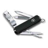 Купить Нож-брелок VICTORINOX NailClip 580, 65 мм, 8 функций, чёрный арт. 0.6463.3