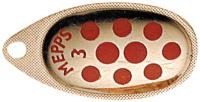Блесна вращ. Mepps AGLIA PTS, 1, Copper/Red dots