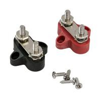 Купить Клемма-штифт двойная, M6, черная/красная, Marine Rocket арт. MRTS00074