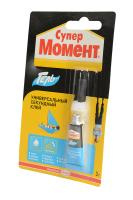 Момент Супер Гель (3г) 874569 BL1 в шоу-боксе 10 шт