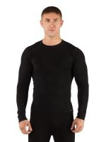 Футболка мужская Vivek / дл. рукав / комбинир 290/  черный / XXL, VIVEK9090XXL