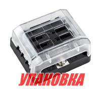 Блок на 6 предохранителей ATP/ATC/ATO с крышкой (упаковка из 50 шт.)