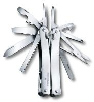 Купить Мультитул Victorinox SwissTool Spirit X, 105 мм, 26 функций, кожаный чехол арт. 3.0224.LB1